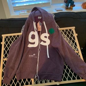 Girl Scout Zip up sweatshirt brand new